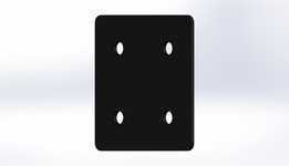 PLQ-45-PLACA QUADRAD