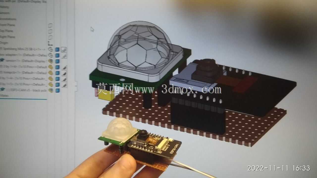 HC-SR501��������������IP55���ߺк�ESP32-CAM