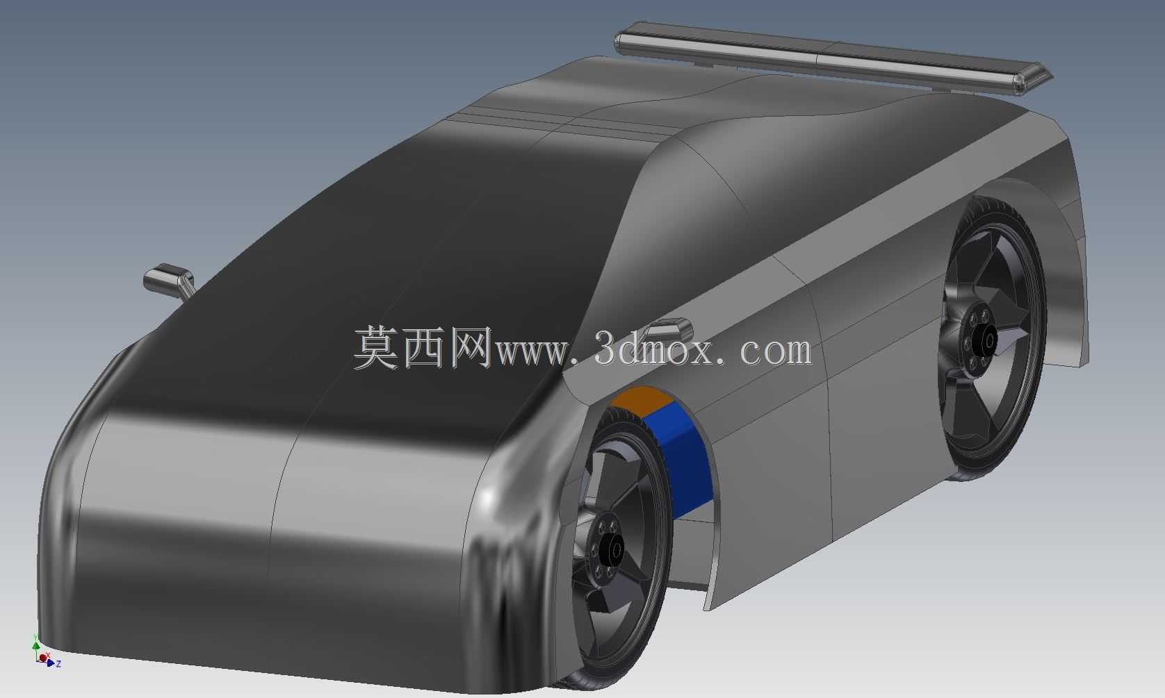 制作自己的简单3D打印RC汽车。描述中零件的链接。