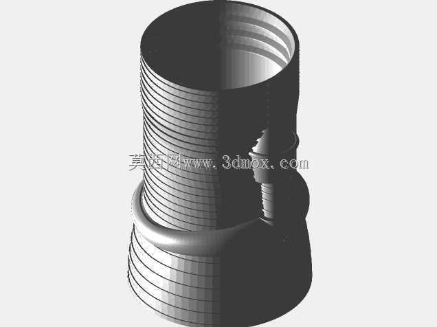 适用于模型火箭的24mm火箭发动机保持架
