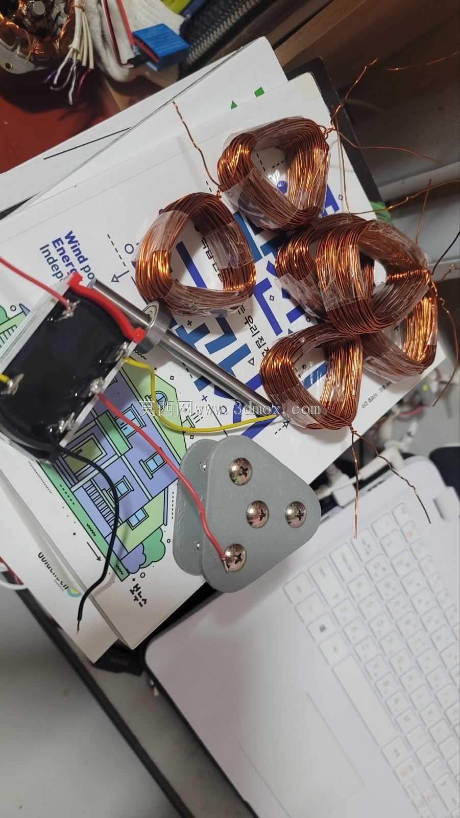 diy 3d打印轴向磁通发生器\u0026motor2