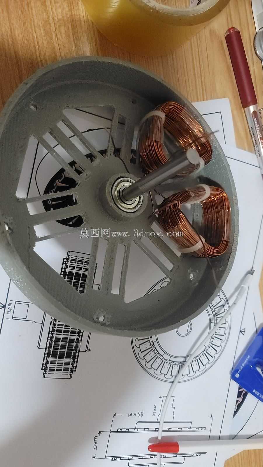 diy 3d打印轴向磁通发生器\u0026motor2