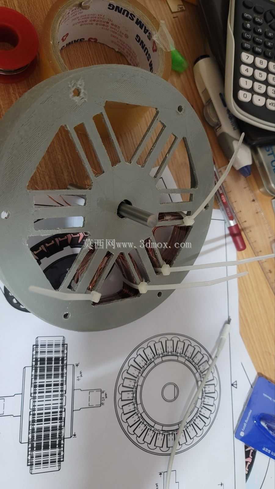 diy 3d打印轴向磁通发生器\u0026motor2