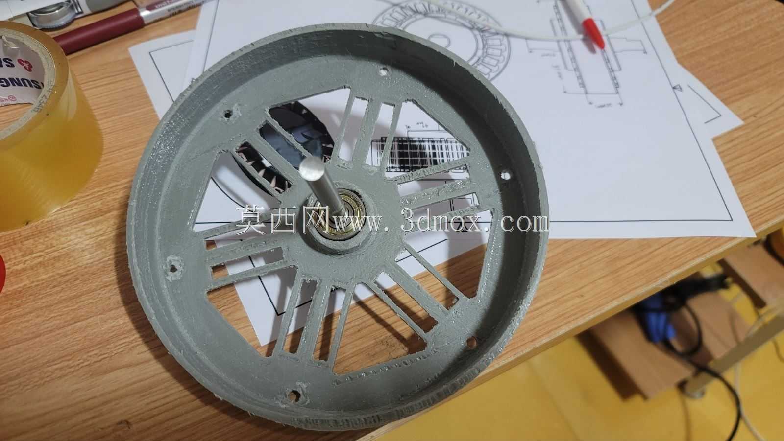 diy 3d打印轴向磁通发生器\u0026motor2