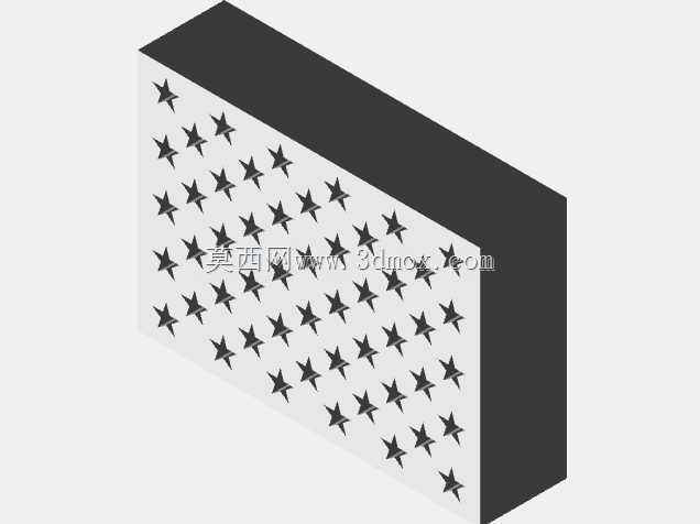 #88切割板美国国旗与参数|融合