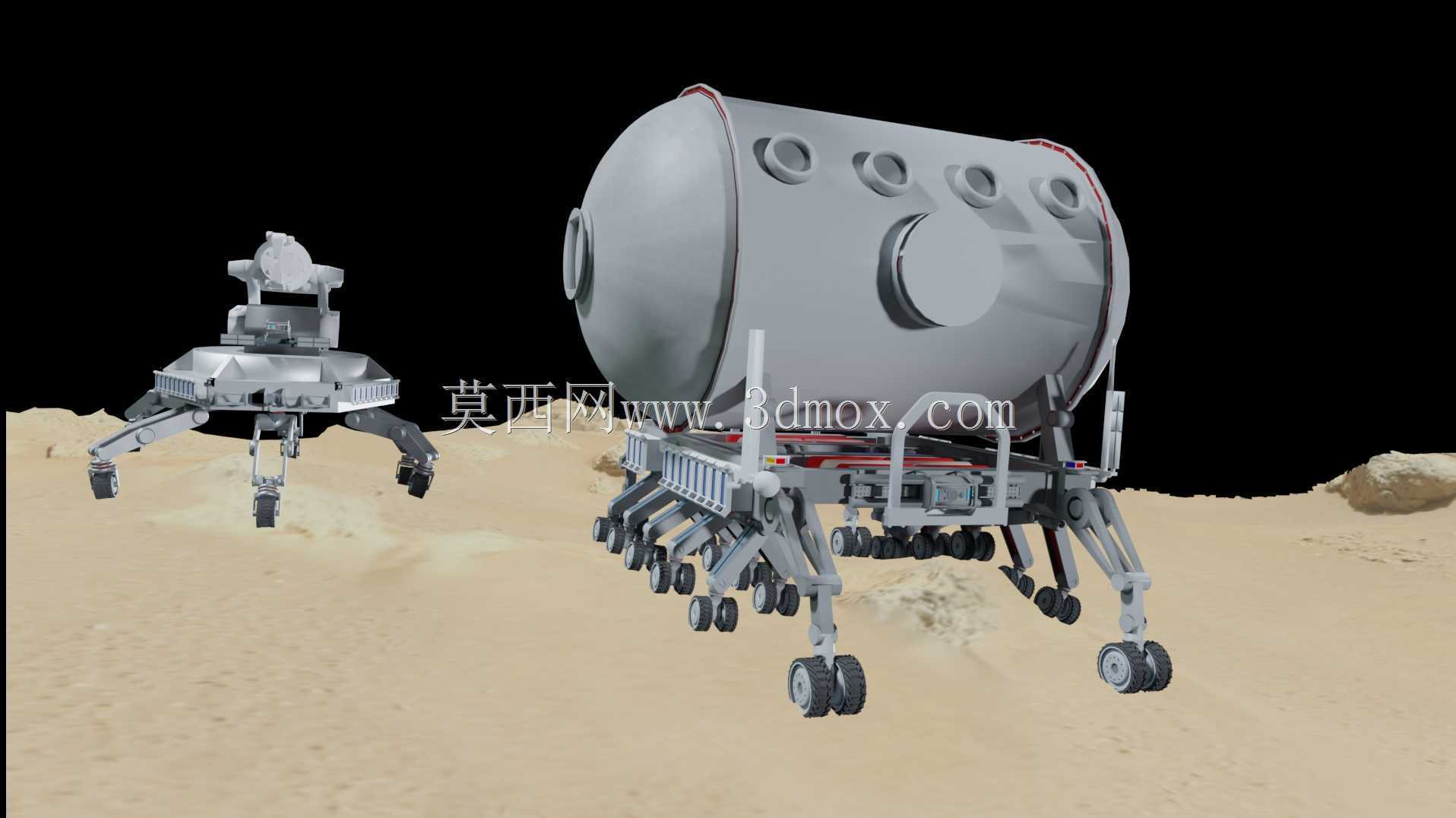 月球和火星的超重型物流运输