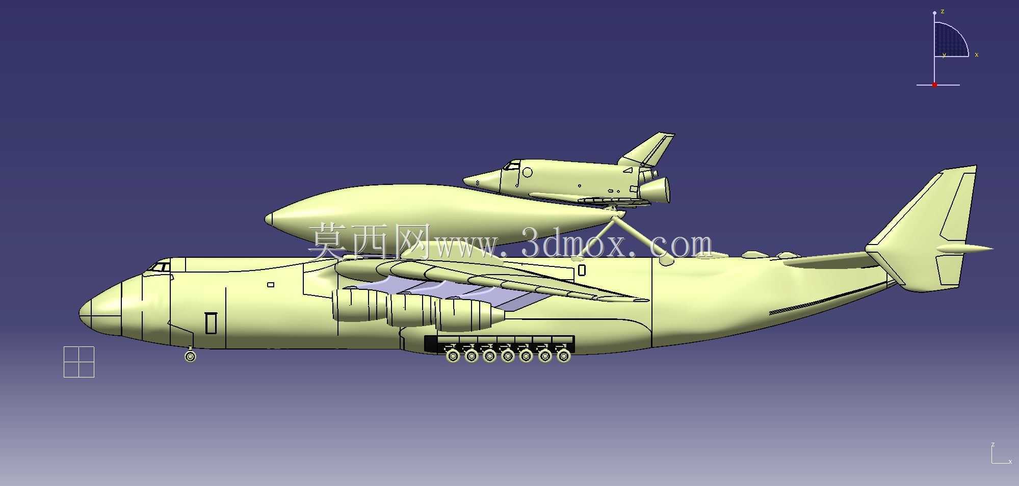 ����ŵ��AN-225 Mriya�뺽��ɻ�
