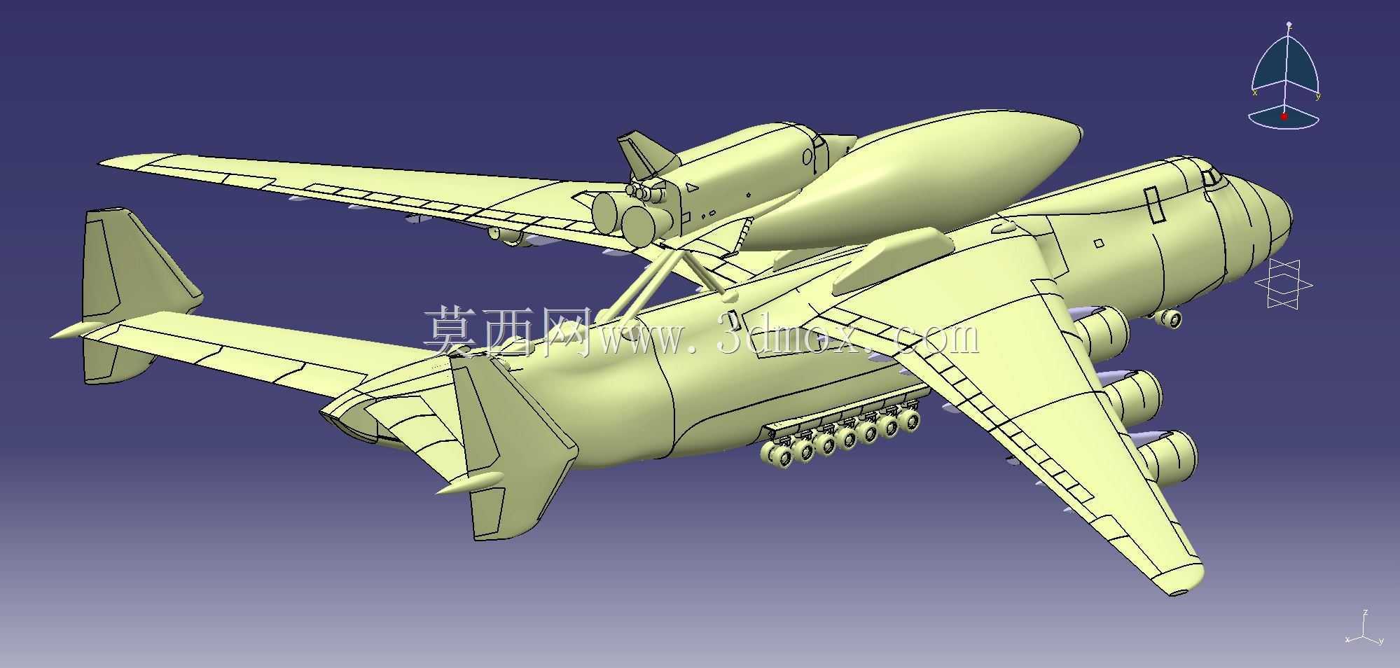 ����ŵ��AN-225 Mriya�뺽��ɻ�