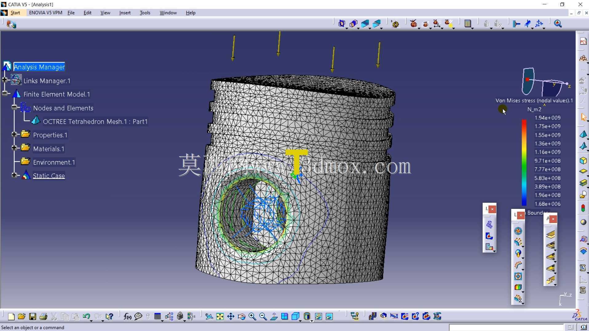 CATIA V5�л���ͷ���ɽṹ���ȷ���