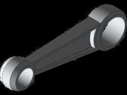 发动机连杆SOLIDWORKS