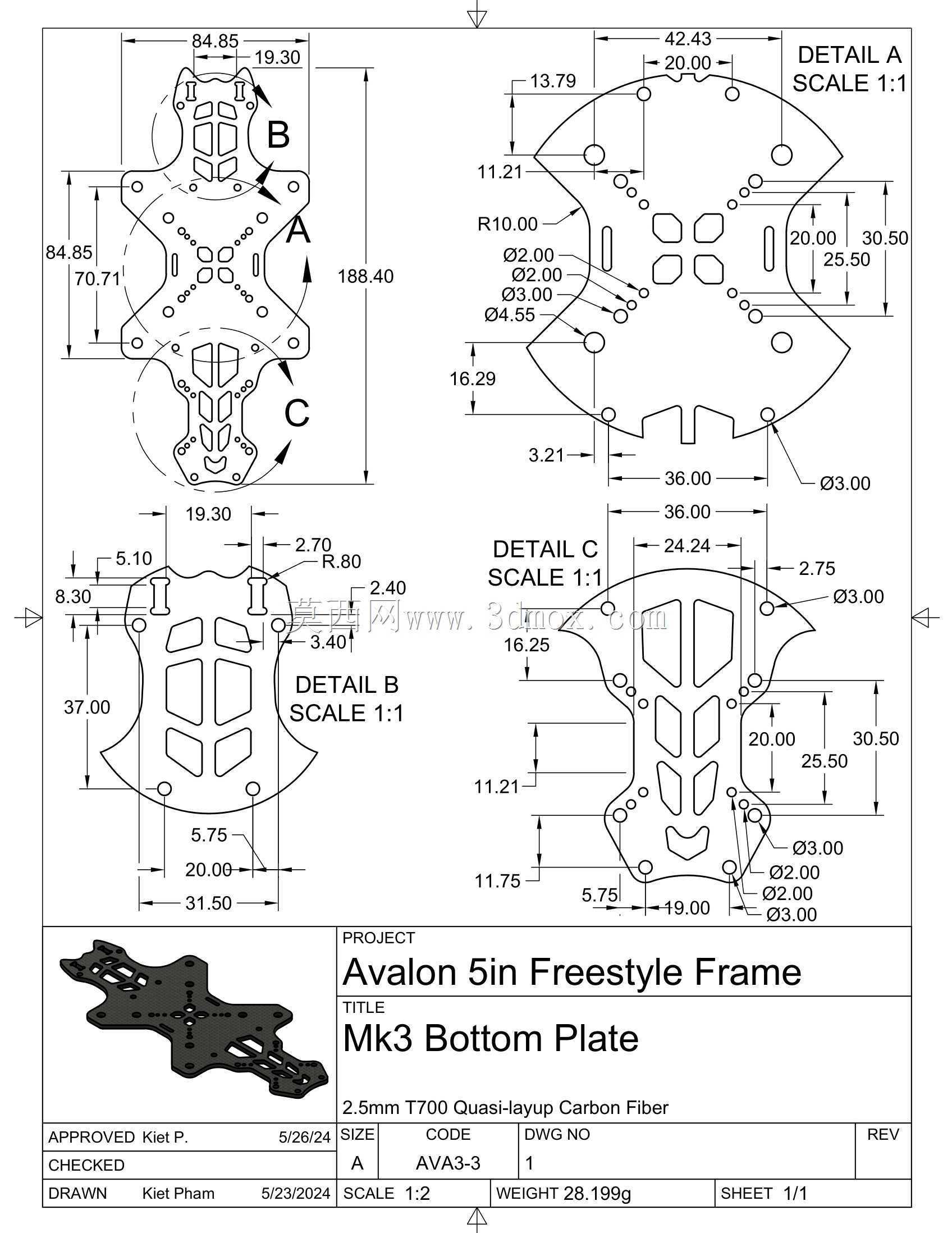 阿瓦隆Mk3车架