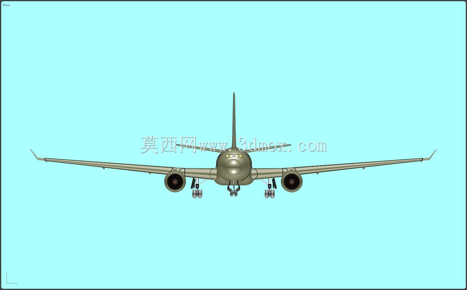 空客A330-300客机实体装配模型