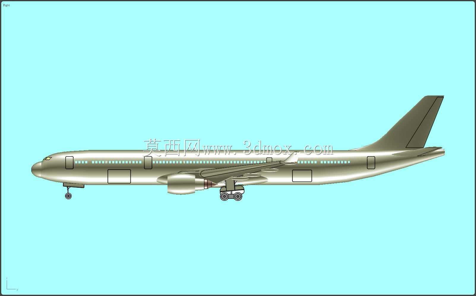 空客A330-300客机实体装配模型