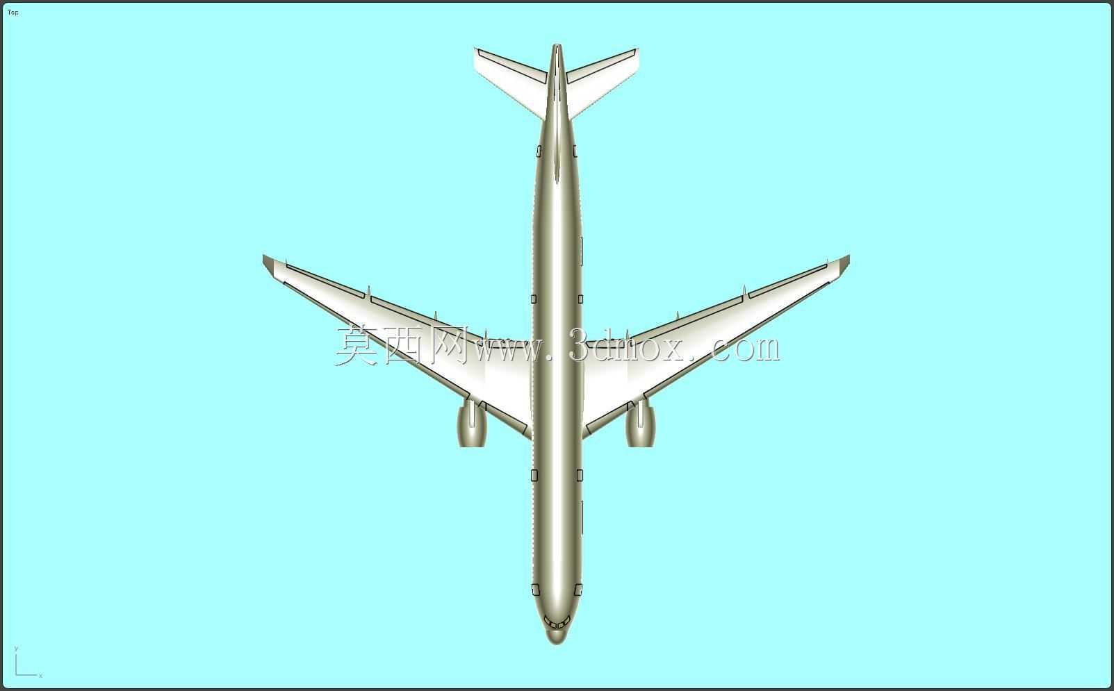 空客A330-300客机实体装配模型