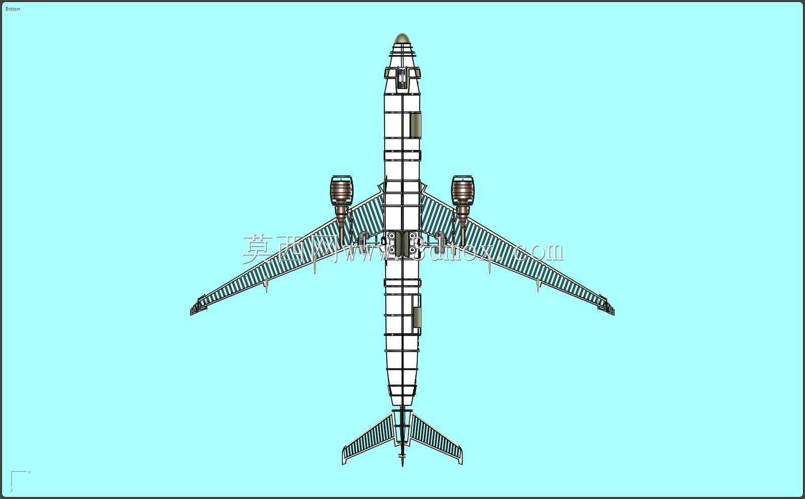 空客A330-300客机实体装配模型