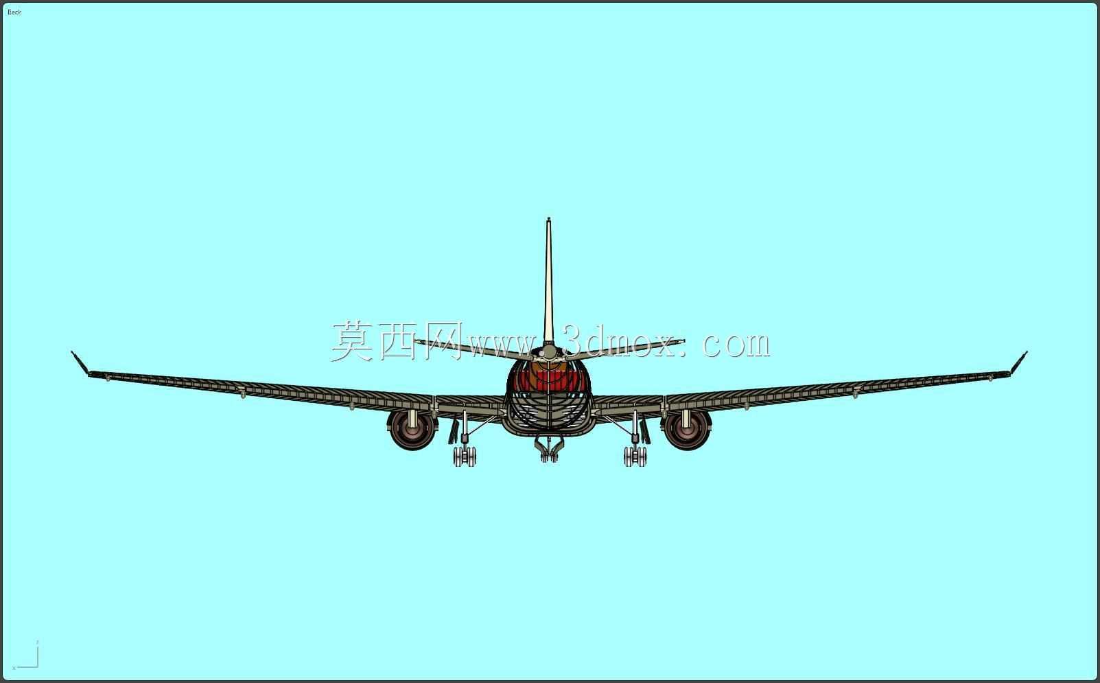 空客A330-300客机实体装配模型