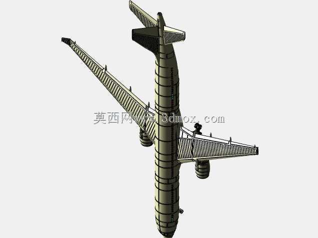 空客A330-300客机实体装配模型