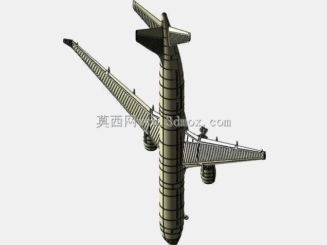 空客A330-300客机实体装配模型