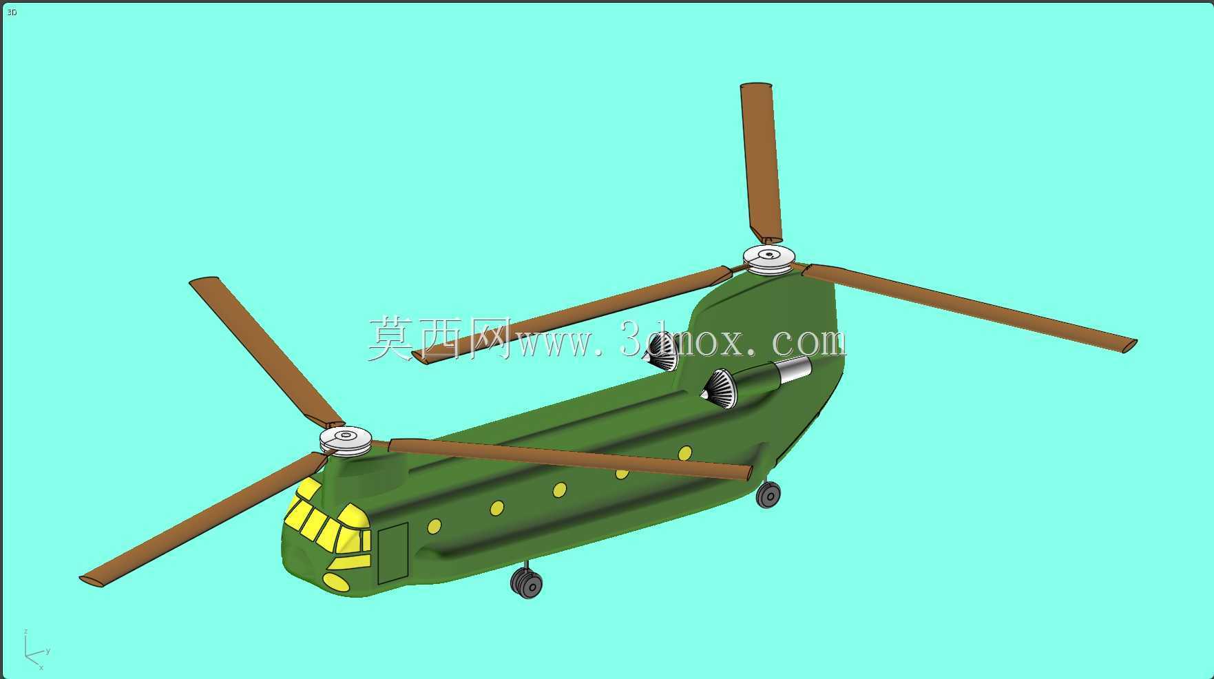 CH-47��¹ֱ����ʵ��װ��ģ��