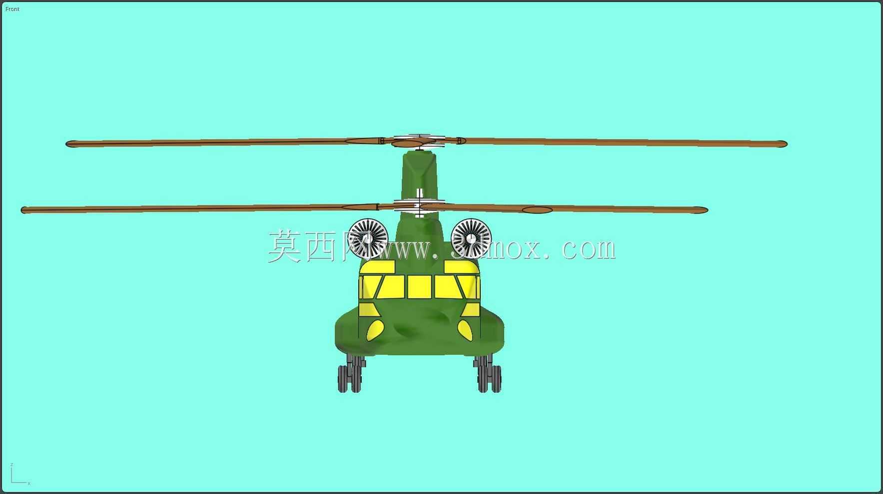 CH-47��¹ֱ����ʵ��װ��ģ��