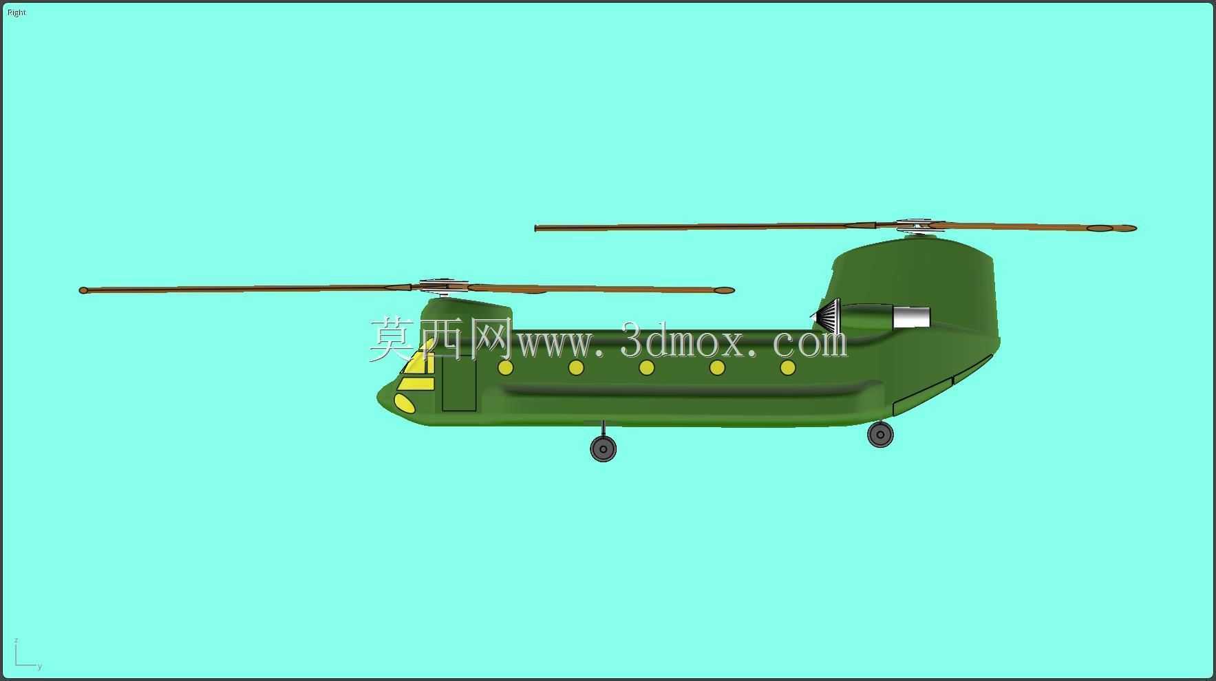 CH-47��¹ֱ����ʵ��װ��ģ��