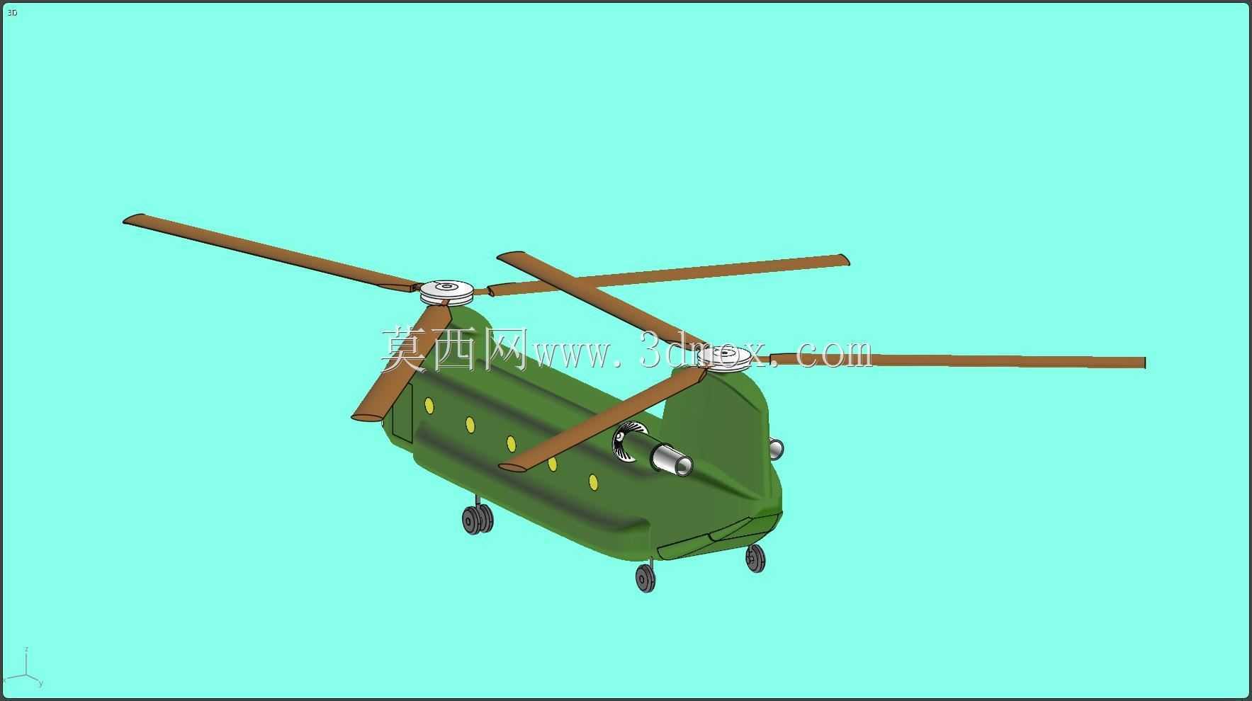 CH-47��¹ֱ����ʵ��װ��ģ��