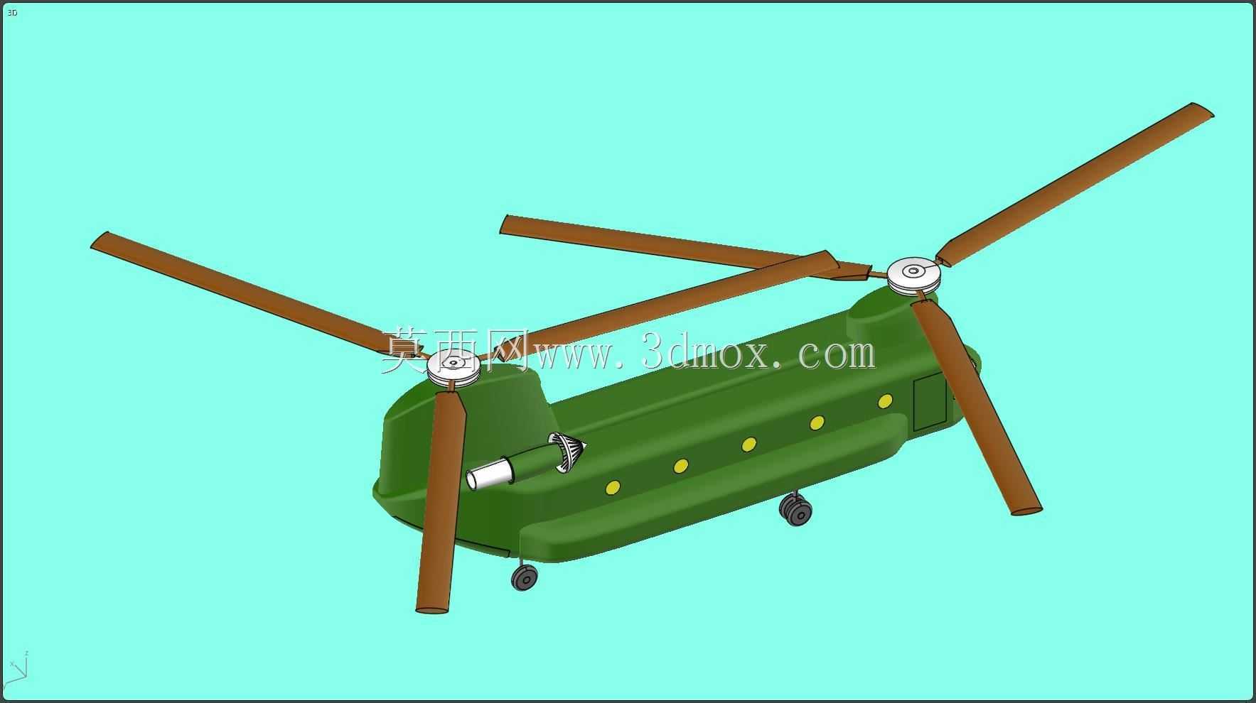 CH-47��¹ֱ����ʵ��װ��ģ��