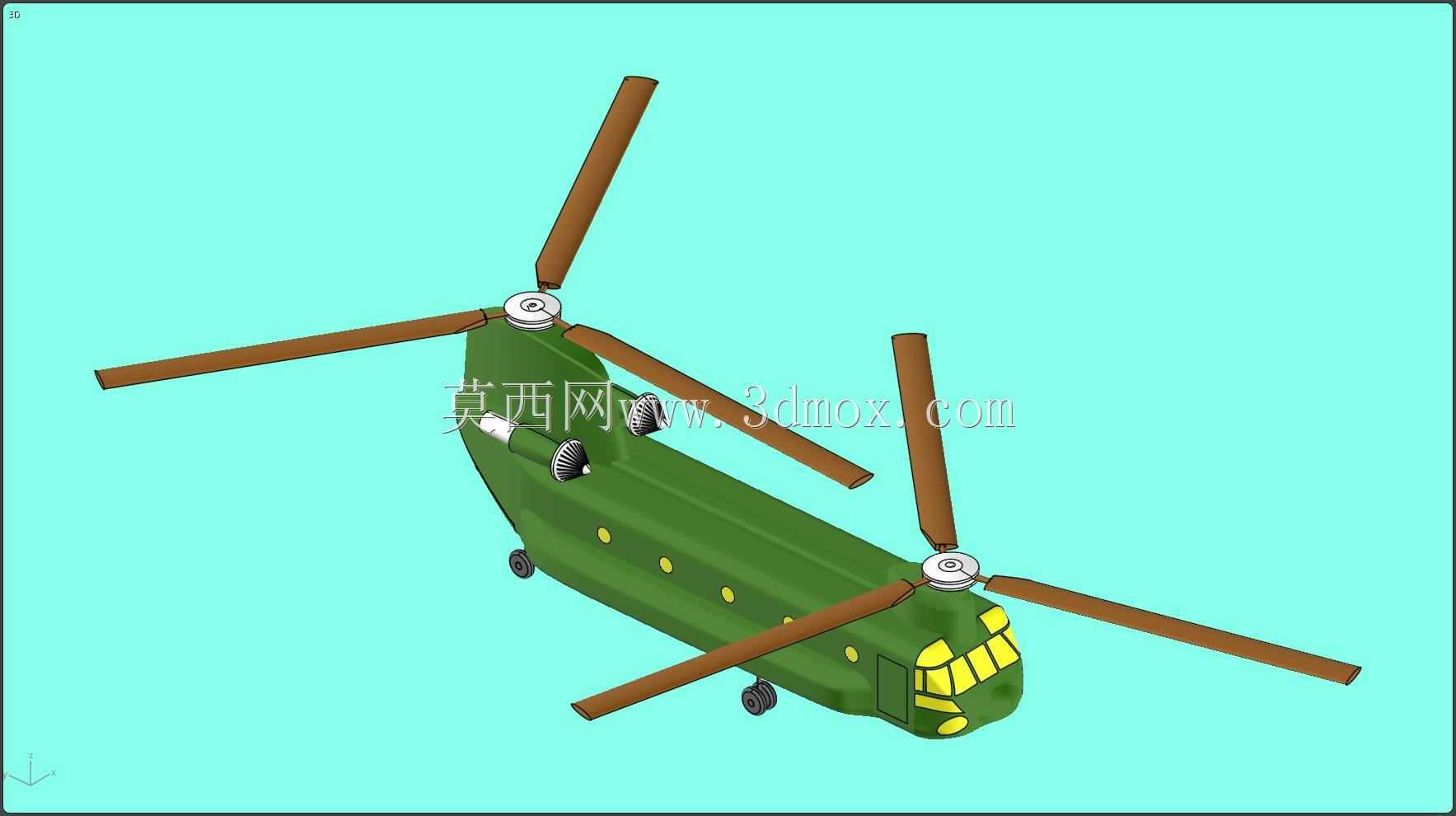 CH-47��¹ֱ����ʵ��װ��ģ��