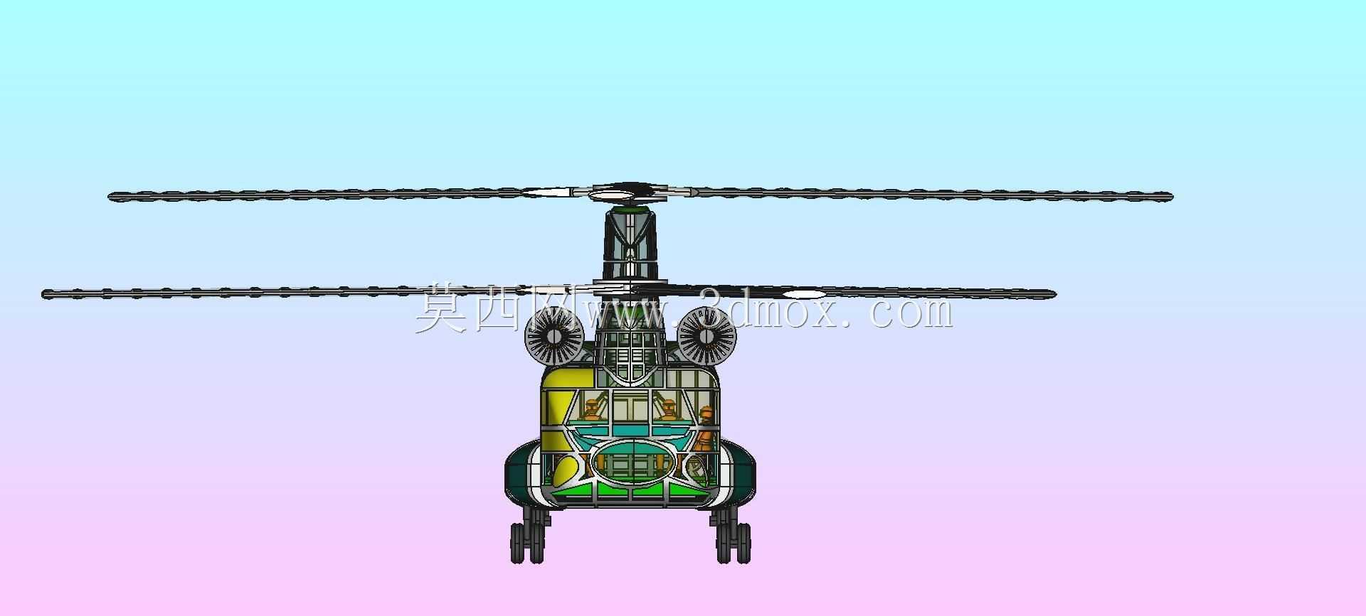 CH-47��¹ֱ����ʵ��װ��ģ��