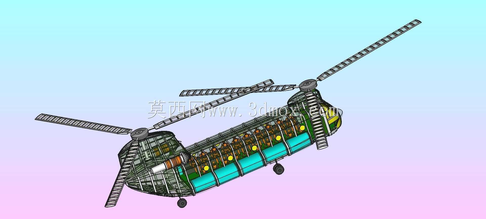 CH-47��¹ֱ����ʵ��װ��ģ��