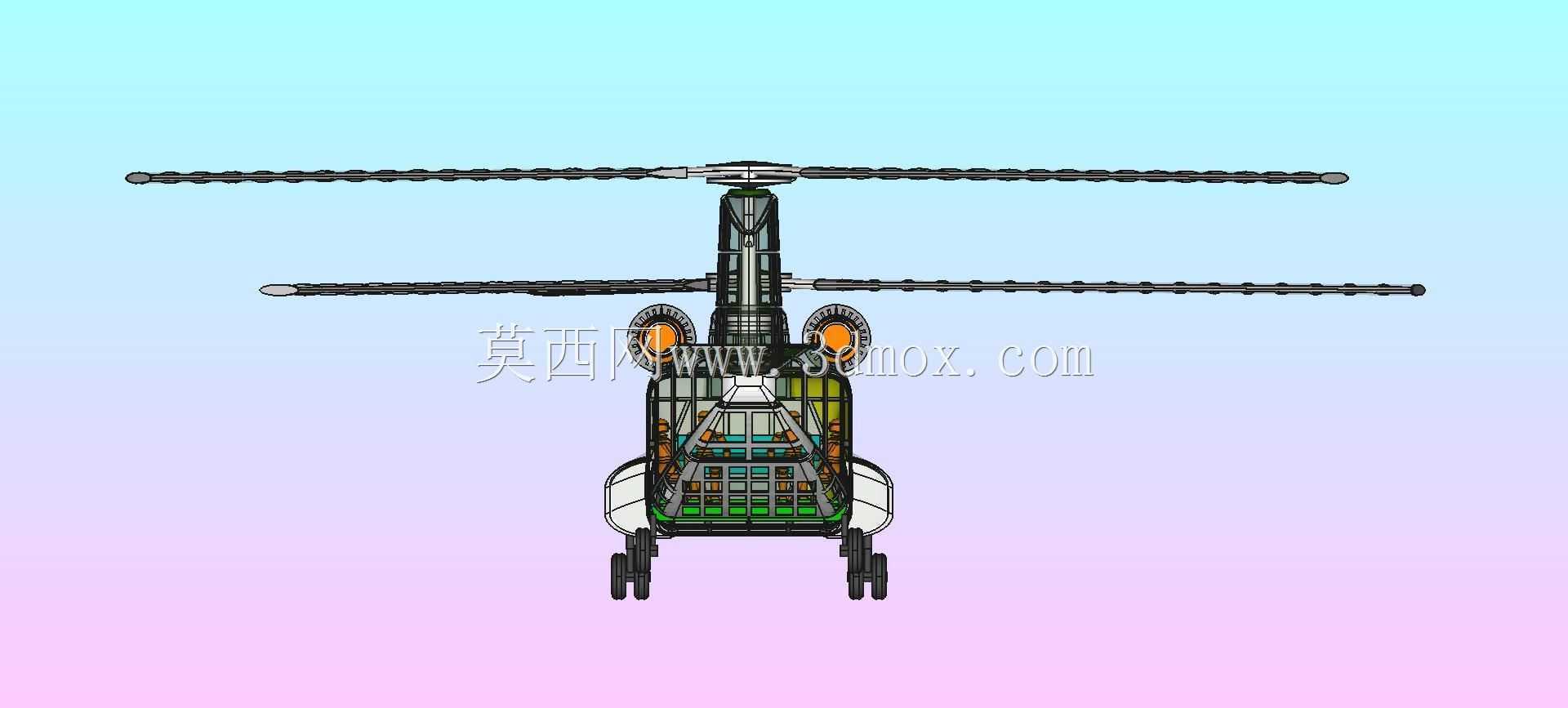 CH-47��¹ֱ����ʵ��װ��ģ��