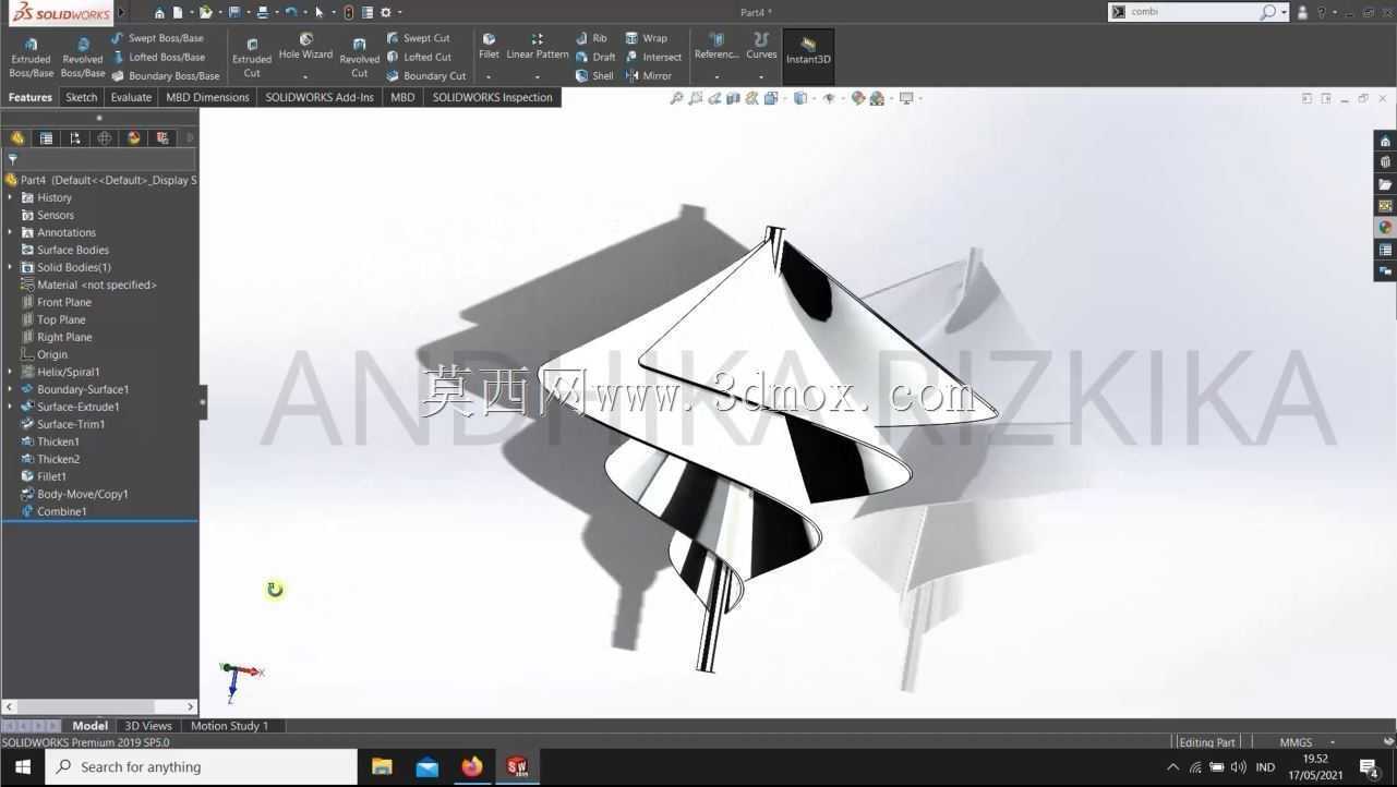 Solidworks�еİ����׵�LIAM F1���������