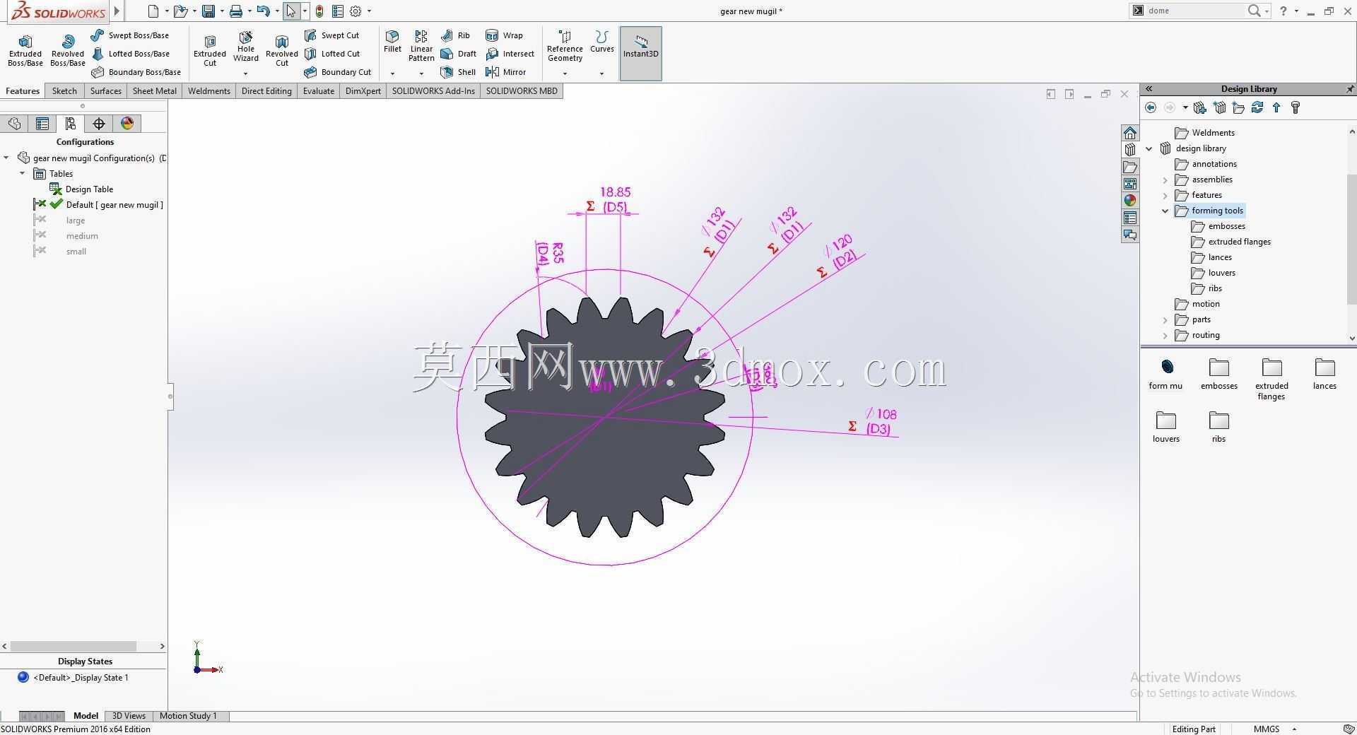 solidworks��Ƶĳ���