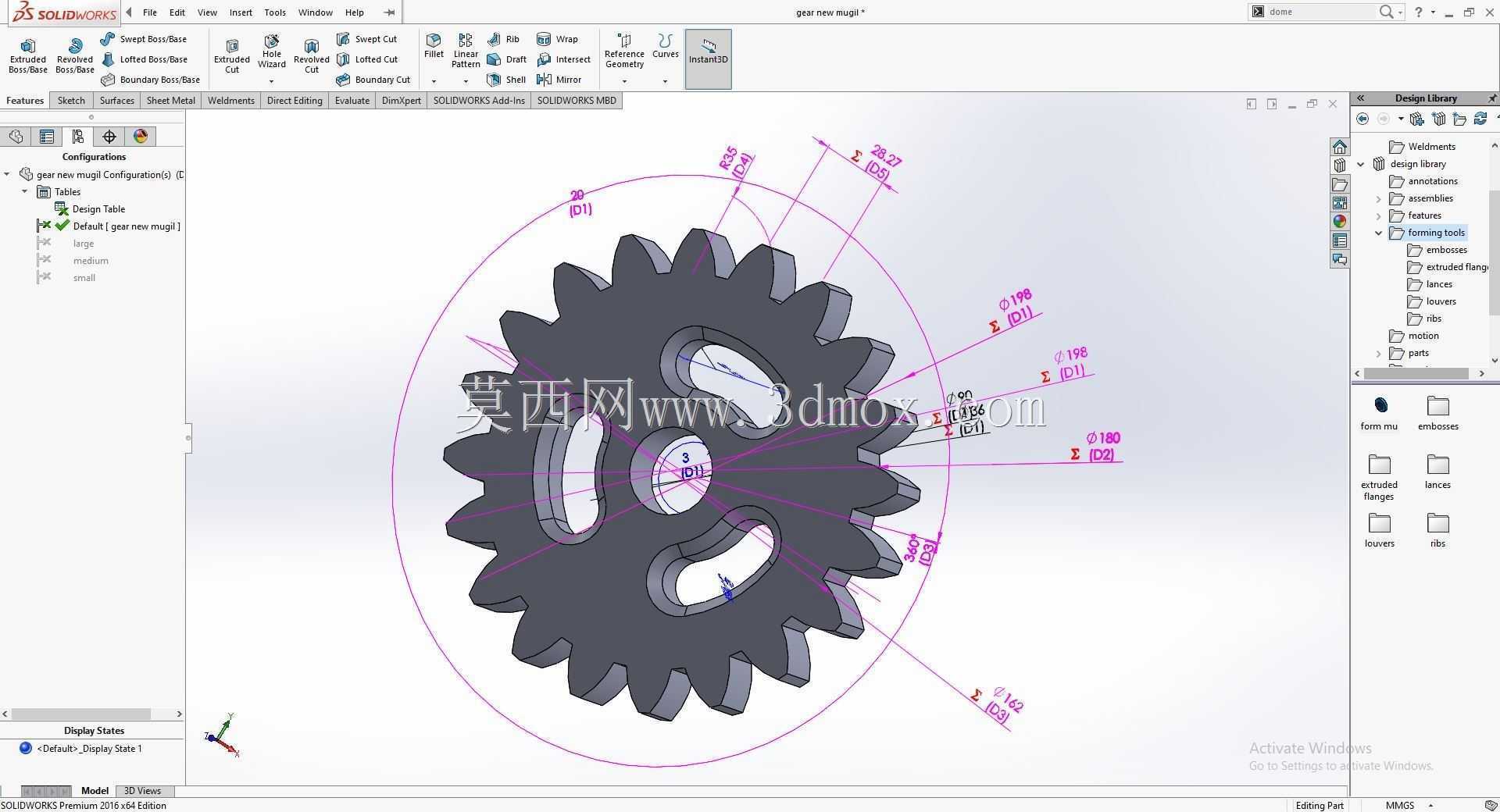 solidworks��Ƶĳ���