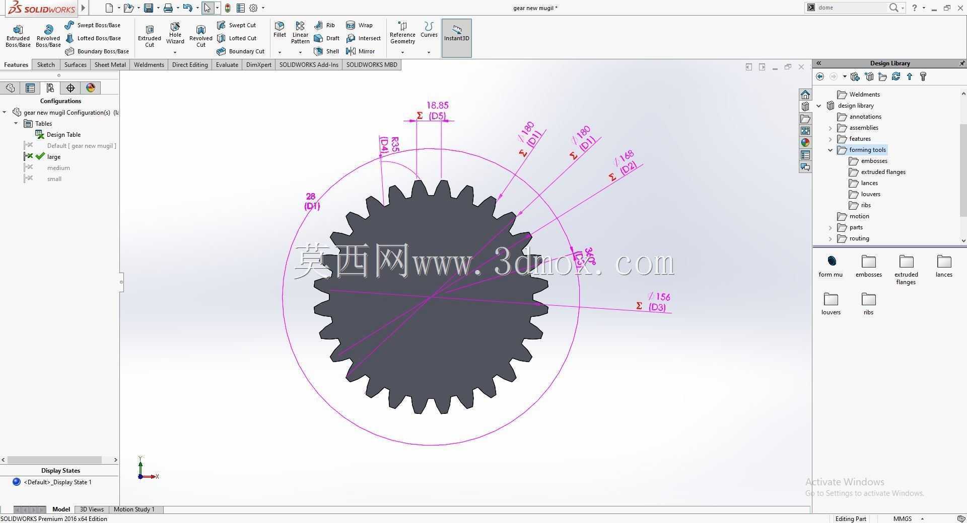 solidworks��Ƶĳ���