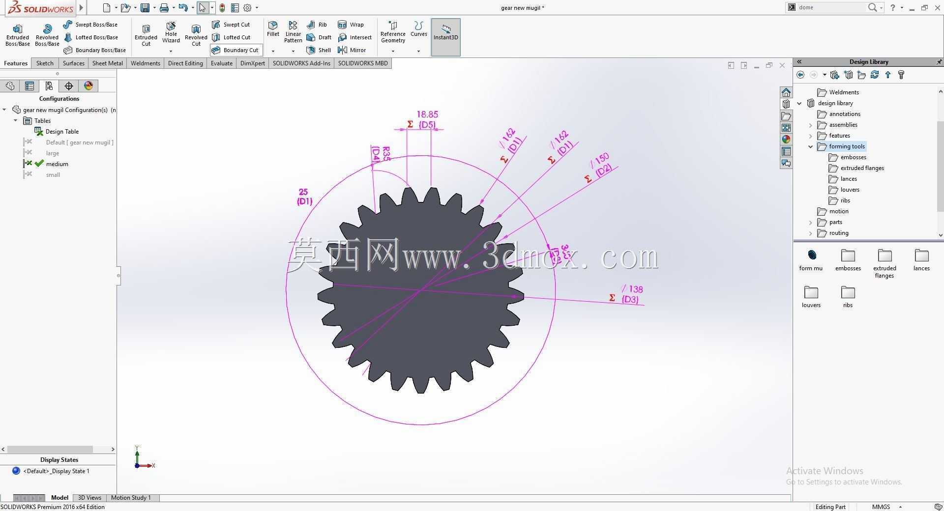 solidworks��Ƶĳ���
