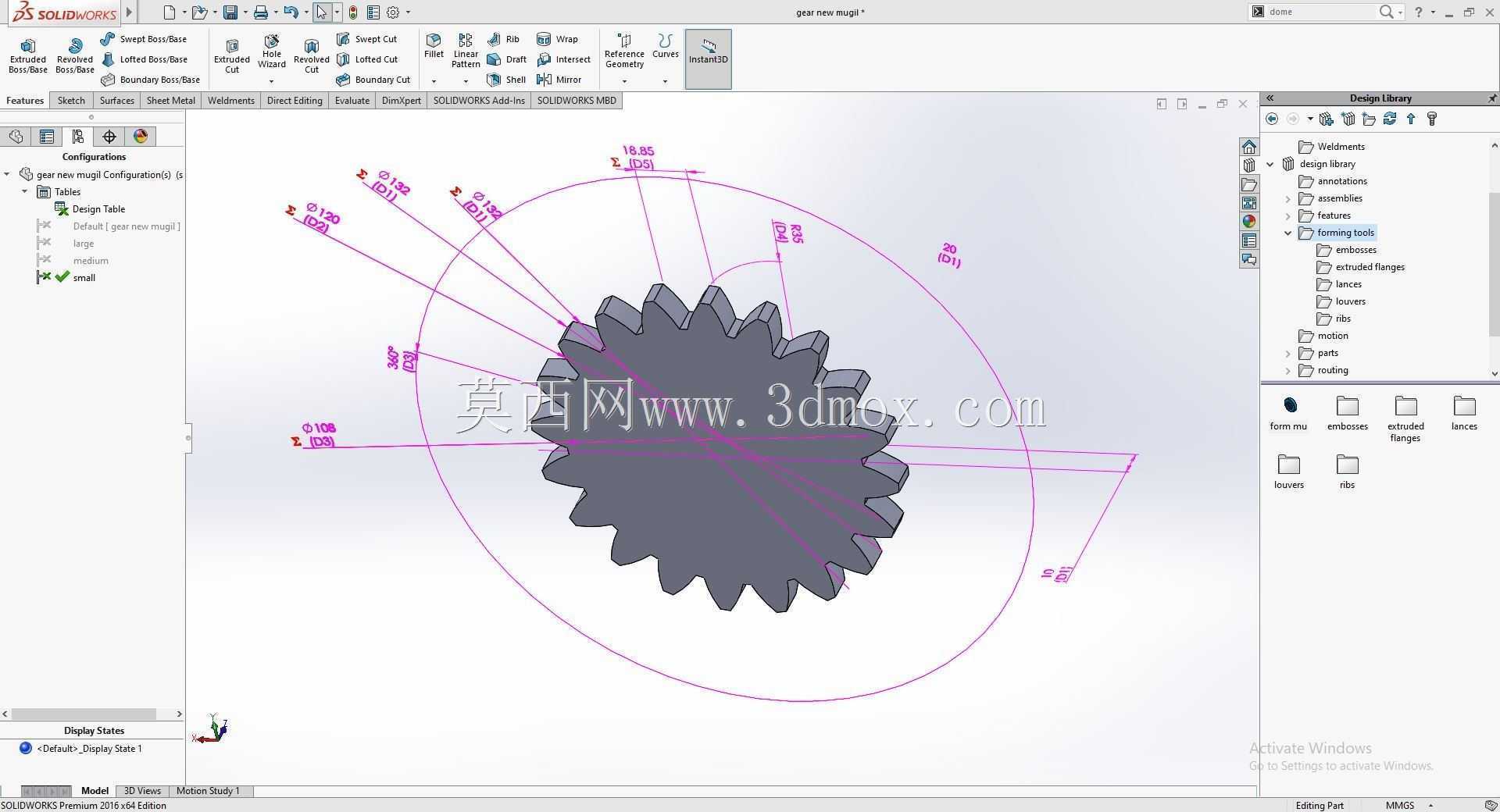 solidworks��Ƶĳ���