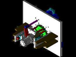 立式切割机3D模型