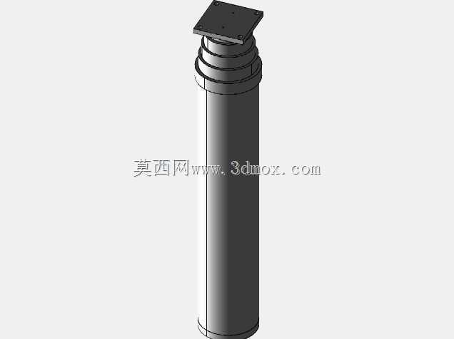 5级气动轻型桅杆-可延伸至15英尺-600磅有效载荷-4.5'至15'