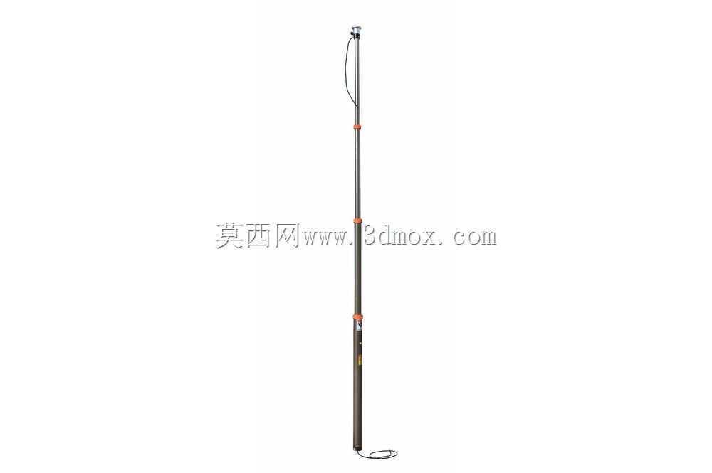 13.5'气动灯杆,带3根CAT5e内部电缆-延伸至13.5英尺-气动塔