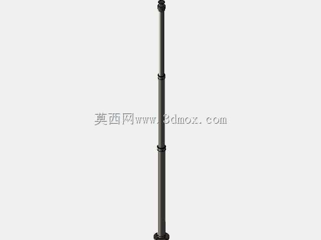 13.5'气动灯杆,带3根CAT5e内部电缆-延伸至13.5英尺-气动塔