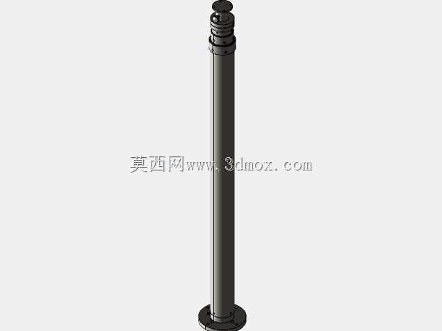 13.5'气动灯杆,带3根CAT5e内部电缆-延伸至13.5英尺-气动塔