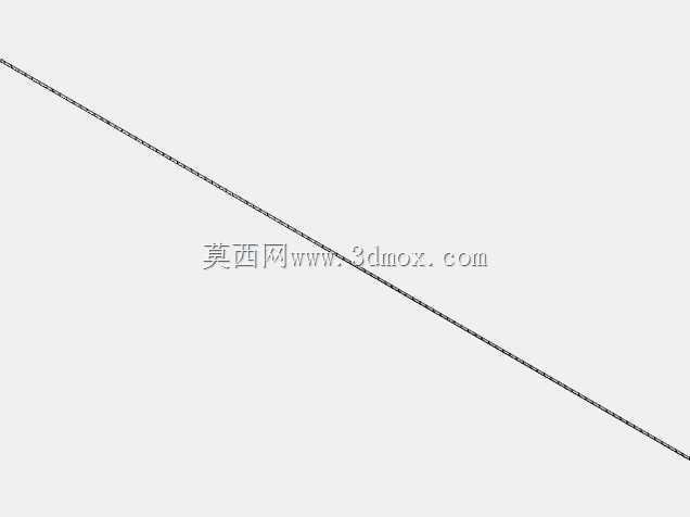 PVC编织钢缆/直径为3mm,长度为1m。