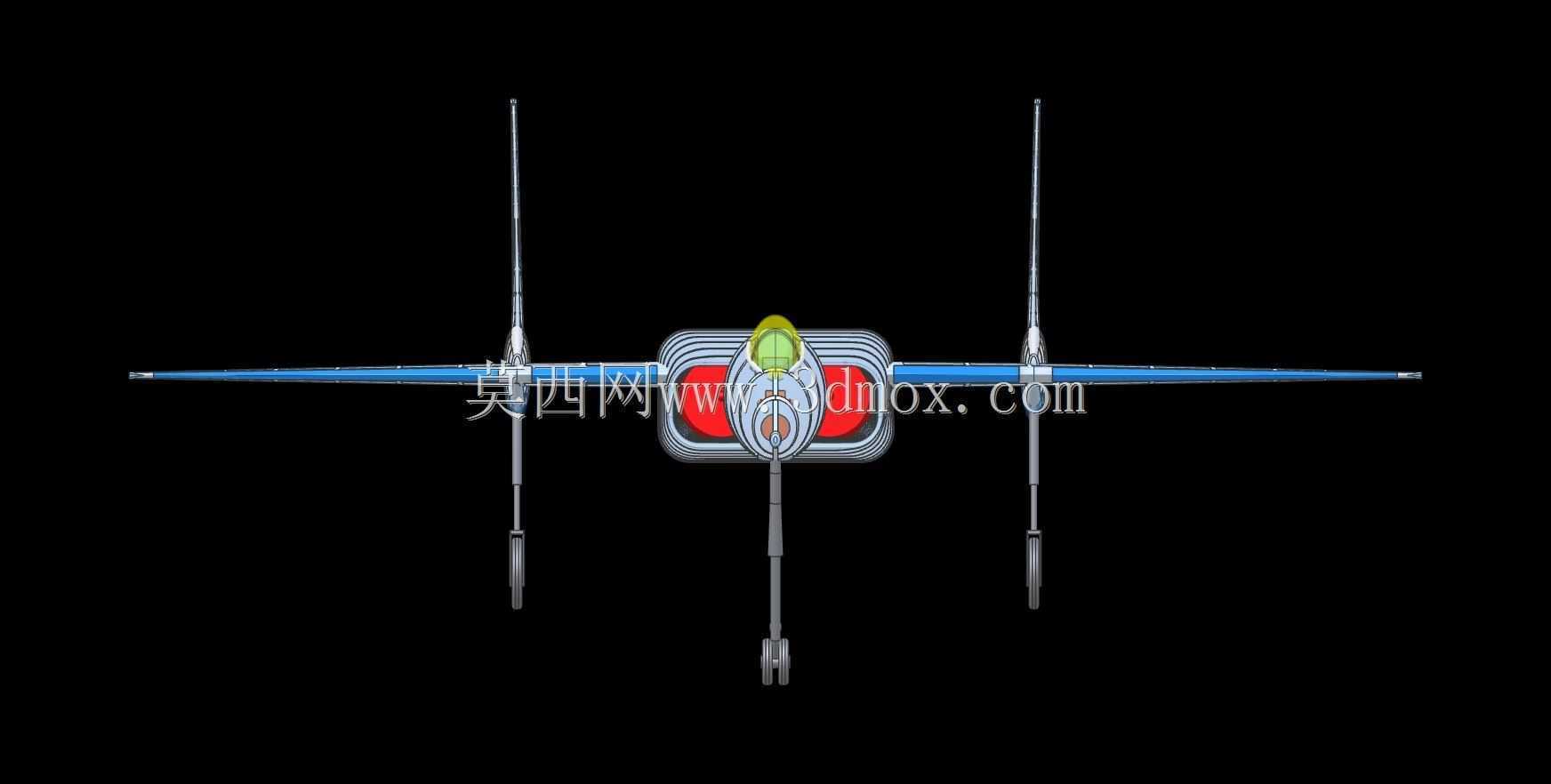 F7U-3�䵶�ɻ�ʵ��װ��ģ�ͣ�Alibre��