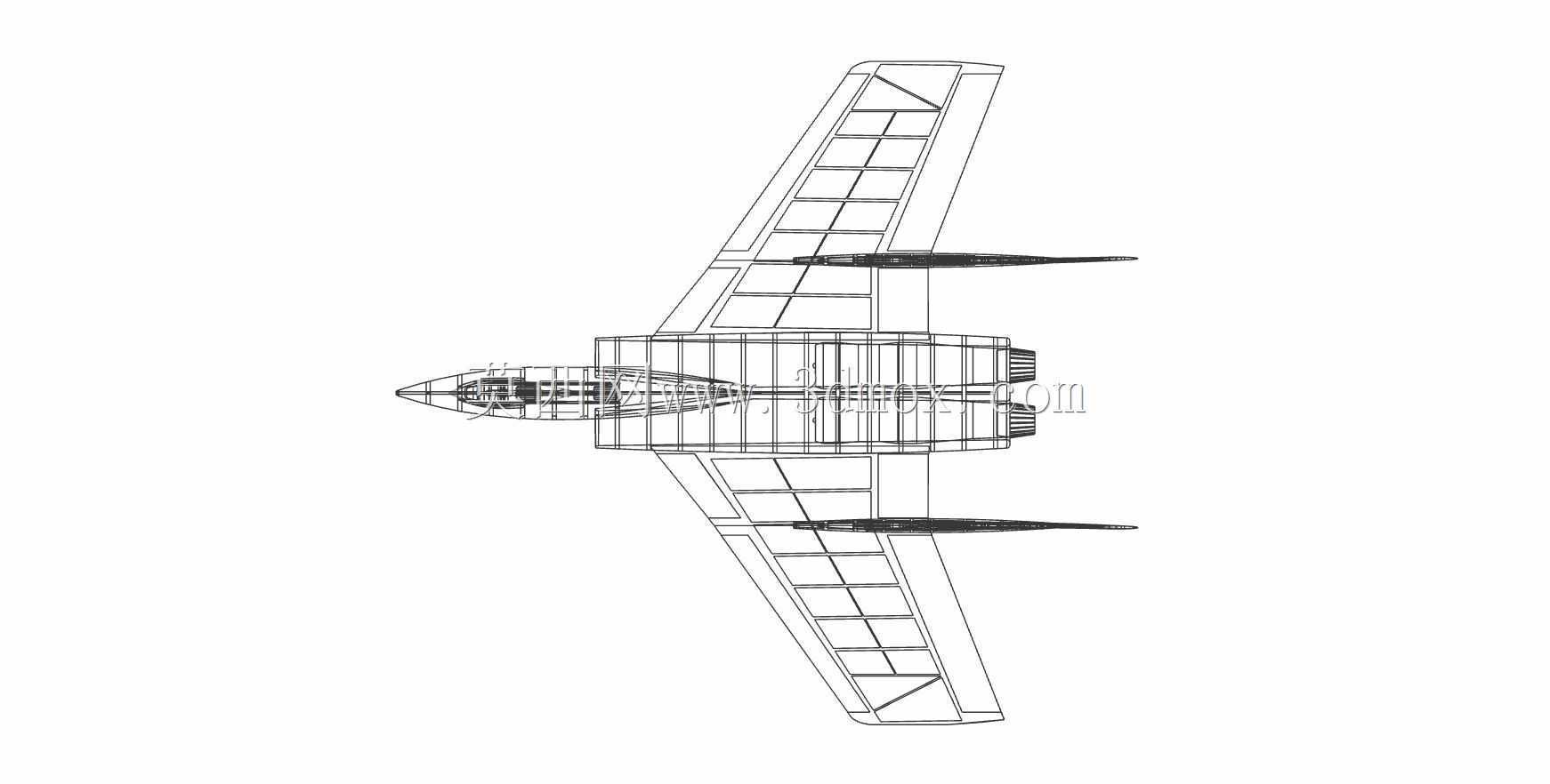 F7U-3�䵶�ɻ�ʵ��װ��ģ�ͣ�Alibre��