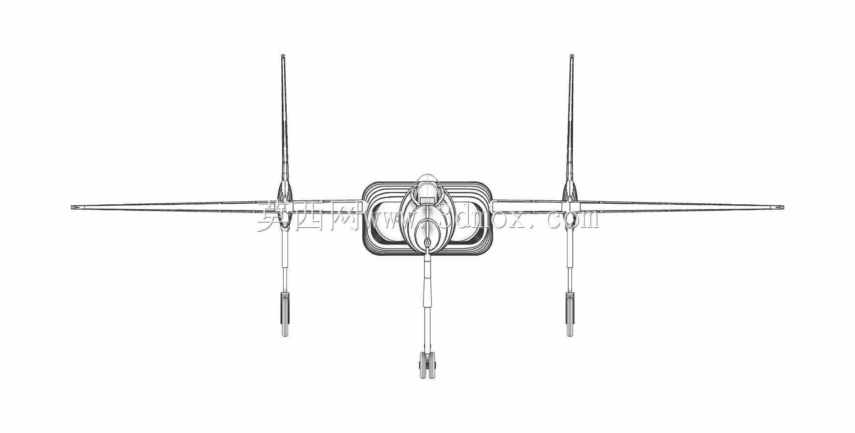 F7U-3�䵶�ɻ�ʵ��װ��ģ�ͣ�Alibre��