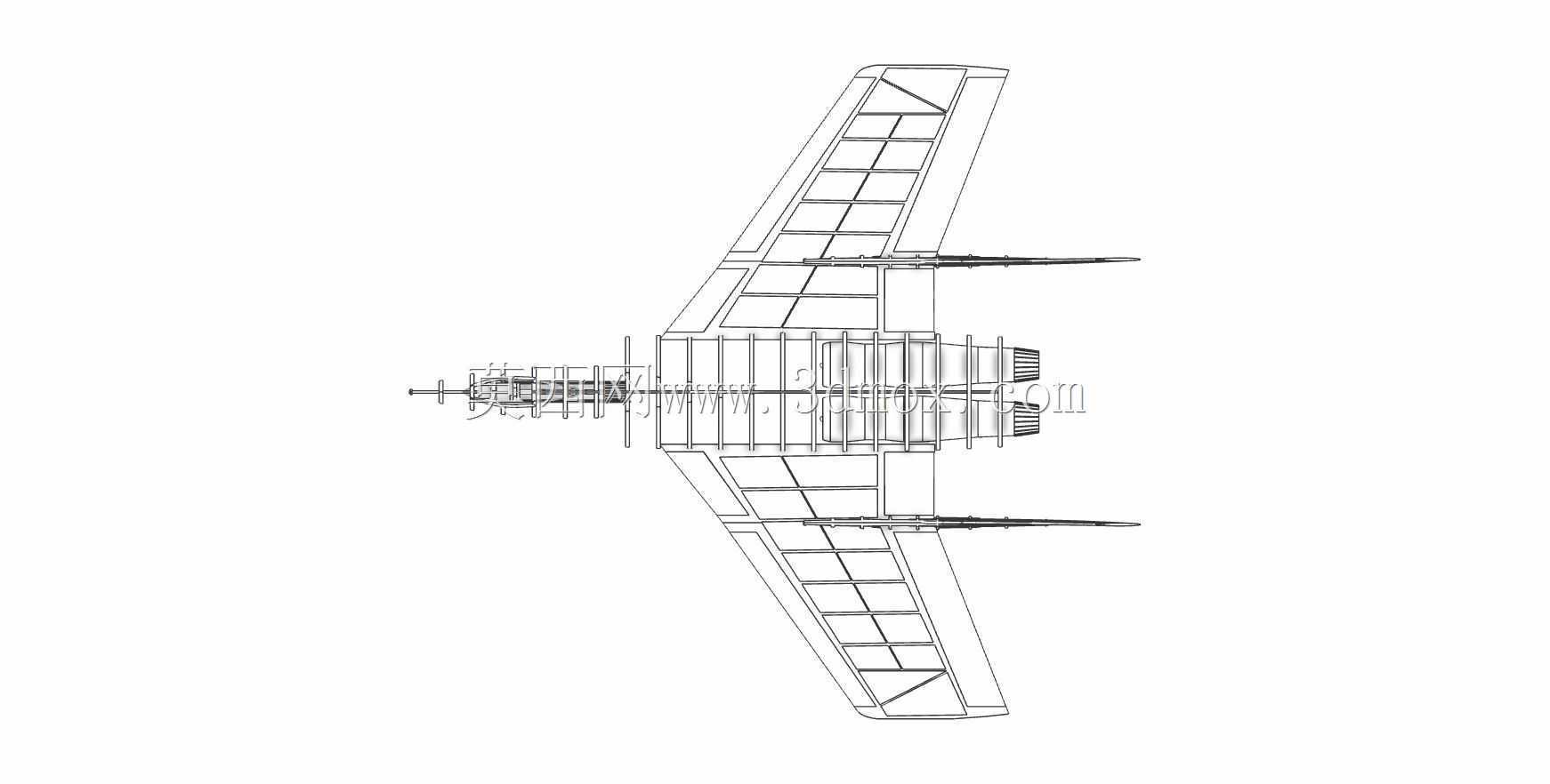 F7U-3�䵶�ɻ�ʵ��װ��ģ�ͣ�Alibre��