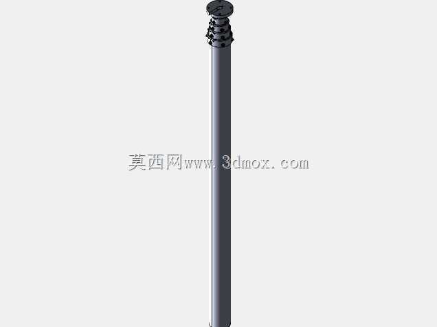 气动灯杆,带6根CAT6内部电缆-可延伸至30英尺-气动伸缩臂
