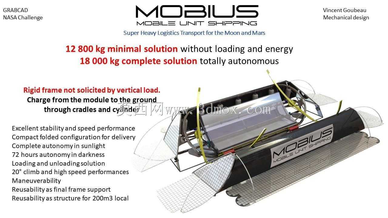 MOBIUS-移动单元运输-月球和火星的超重型物流运输