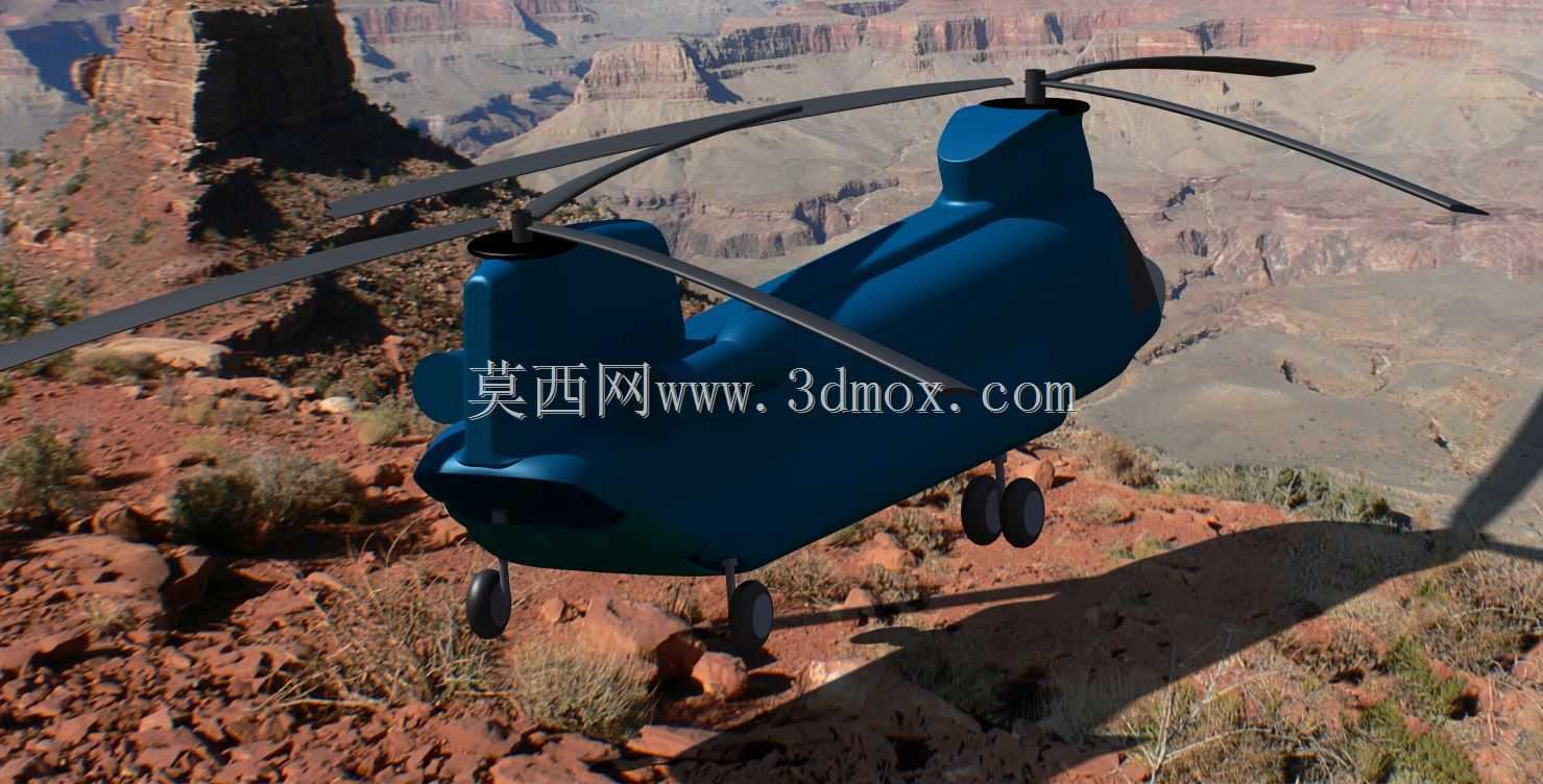 波音CH-47奇努克高端3D打印模型的研制